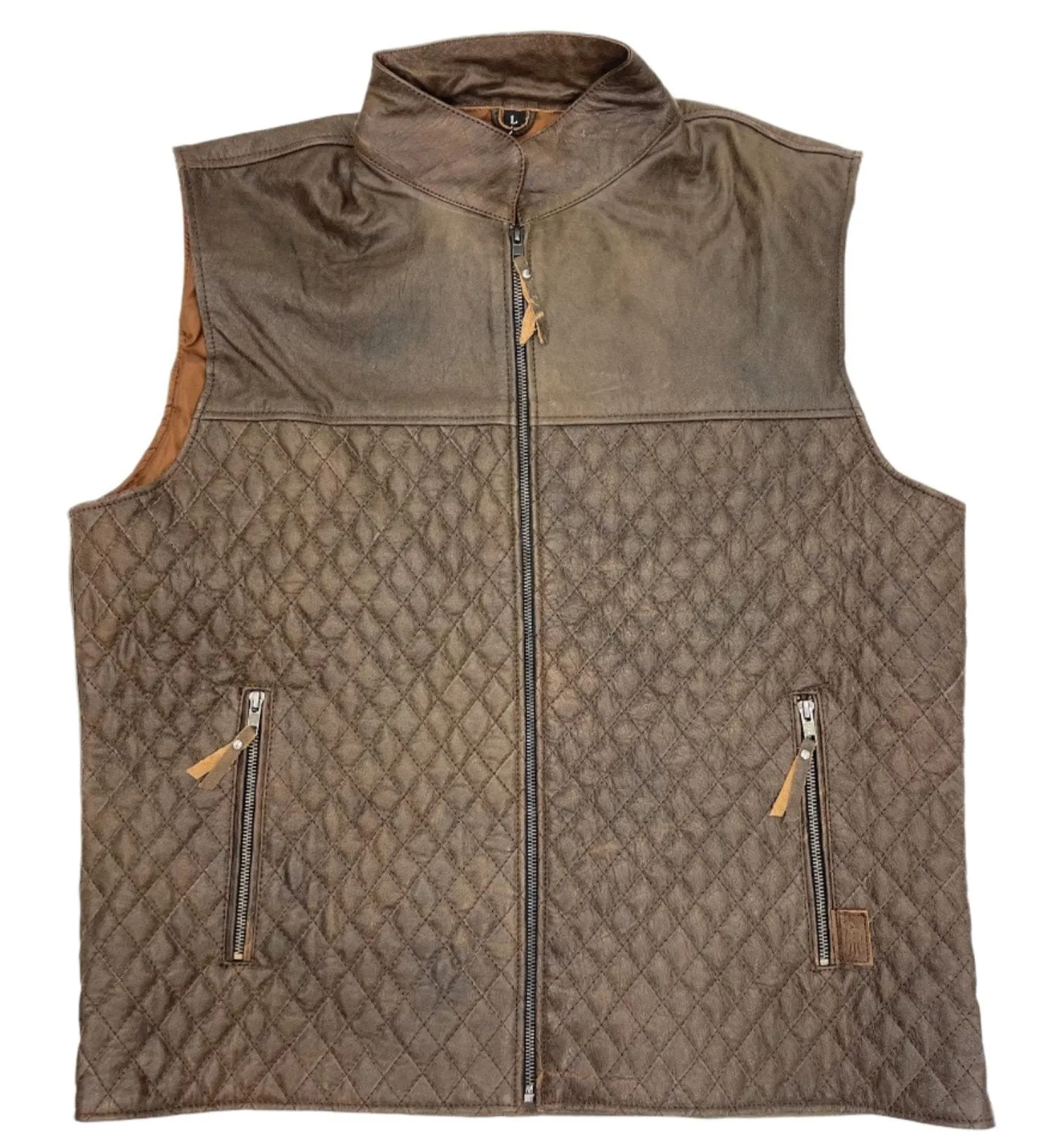 Southern Casanova Men's Genuine Cowhide Leather Vest