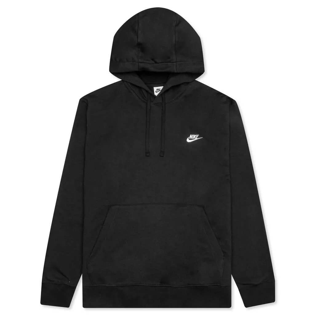 Sportswear Club Fleece Pullover Hoodie - Black/White