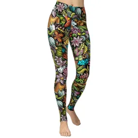 Springtime Yoga Leggings