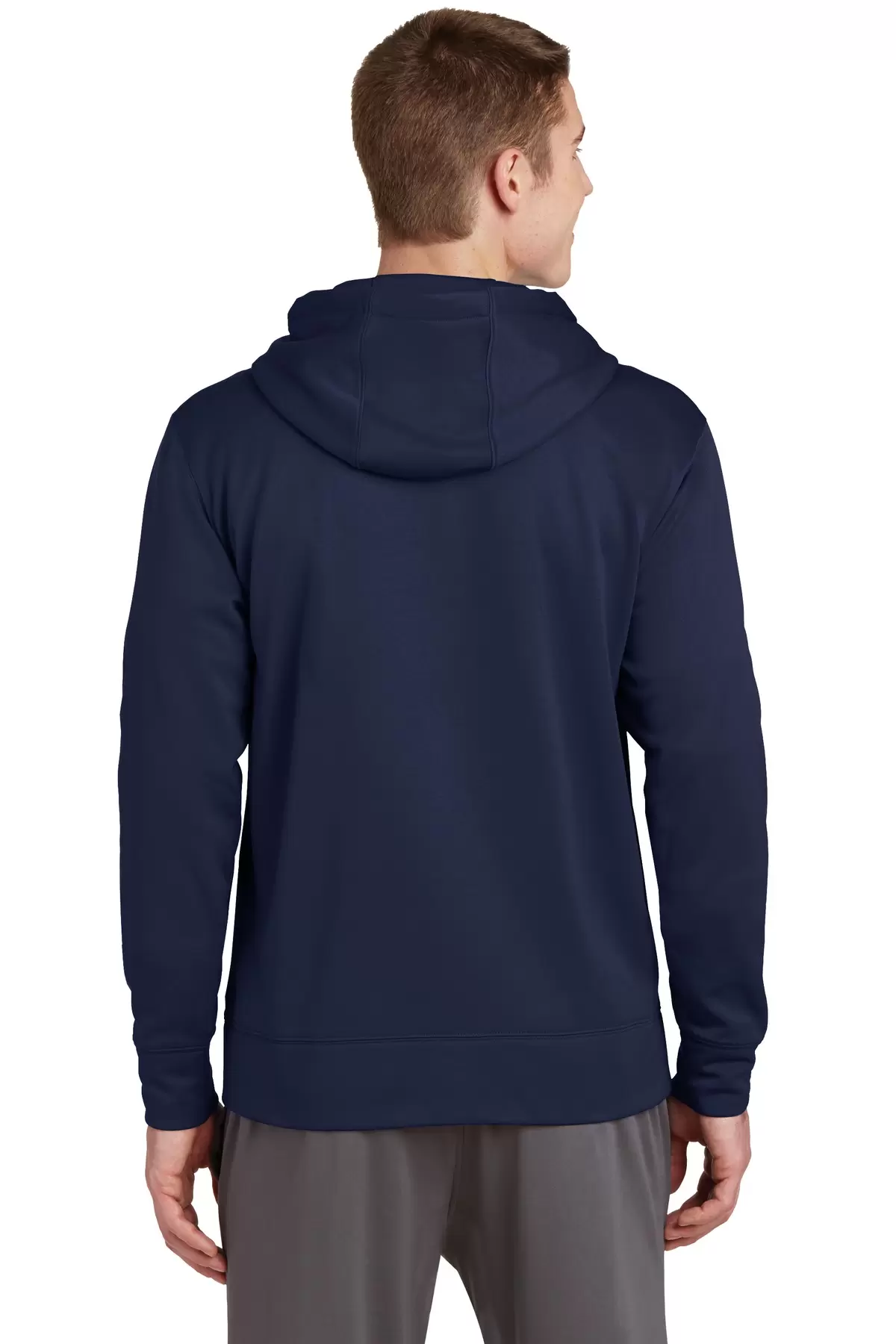 ST238 Sport-Tek Sport-Wick Fleece Full-Zip Hooded Jacket SKU: ST238