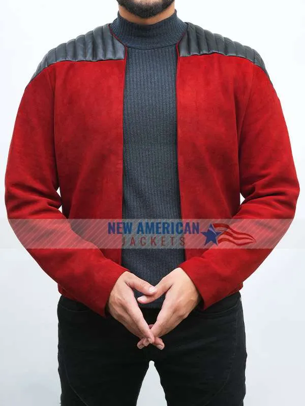 Star Trek The Next Generation Picard Uniform Leather Jacket