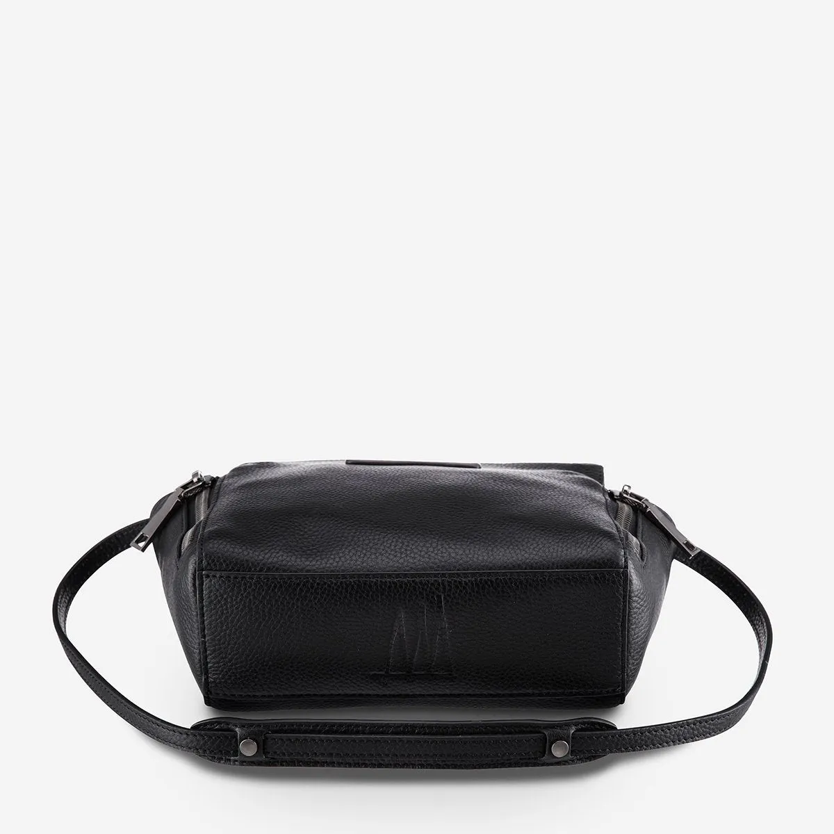 Status Anxiety WOMENS THE ASCENDANTS LEATHER BAG - BLACK PEBBLE