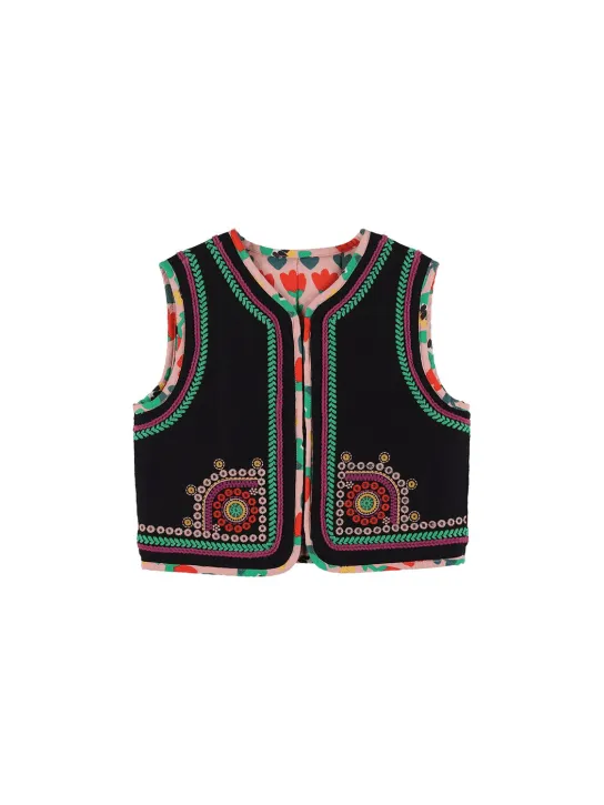 Stella McCartney Kids   Reversible organic cotton vest 