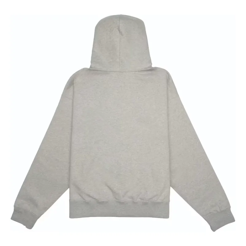 Stussy x Nike Fleece Zip Hoodie Grey Heather