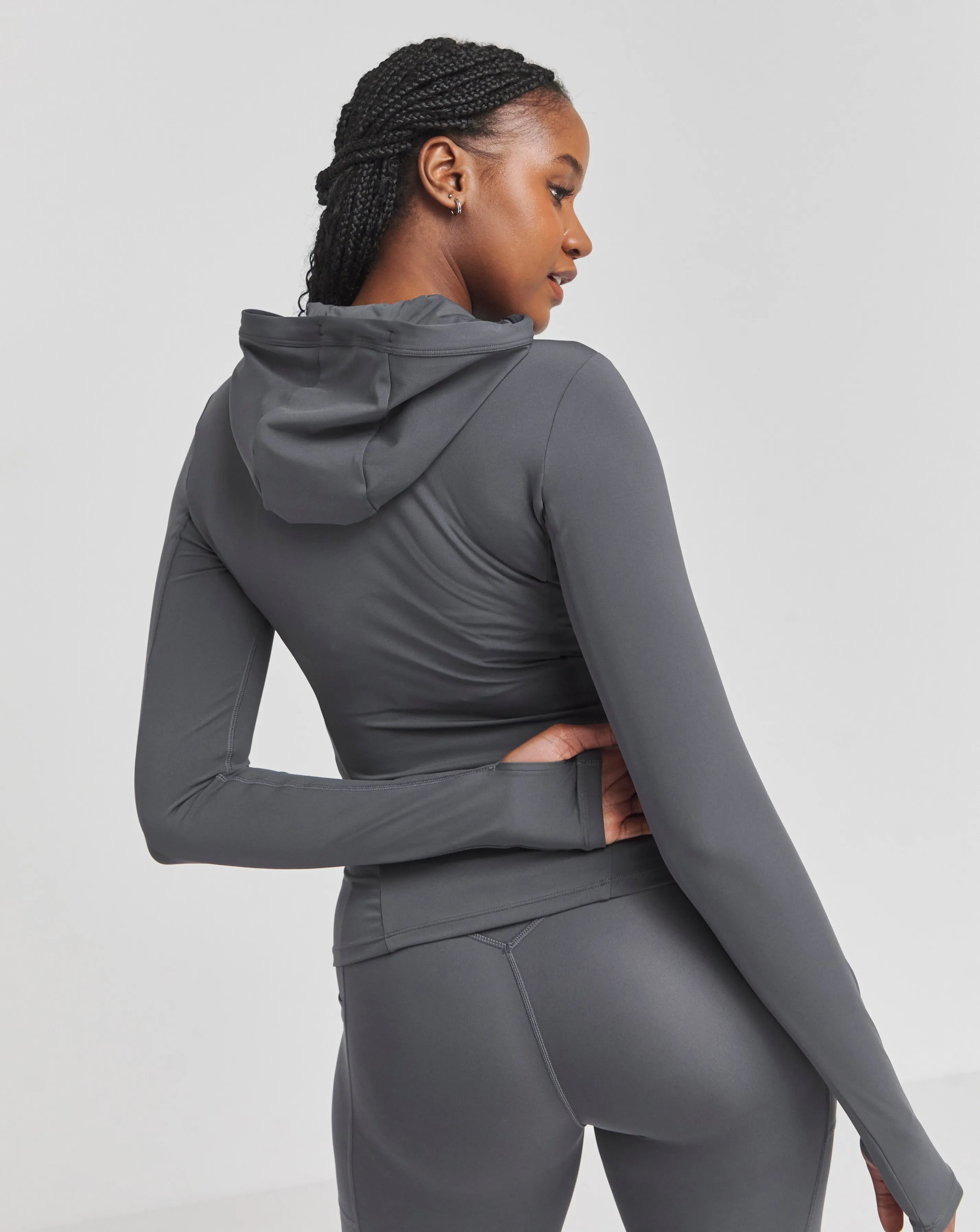 TALA FormTech Hooded Zip Through Running Jacket | Simply Be