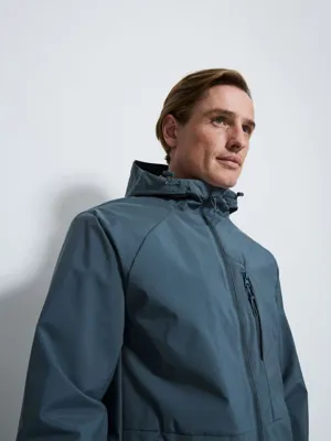 Teal Lightweight Hooded Jacket | Men | George at ASDA