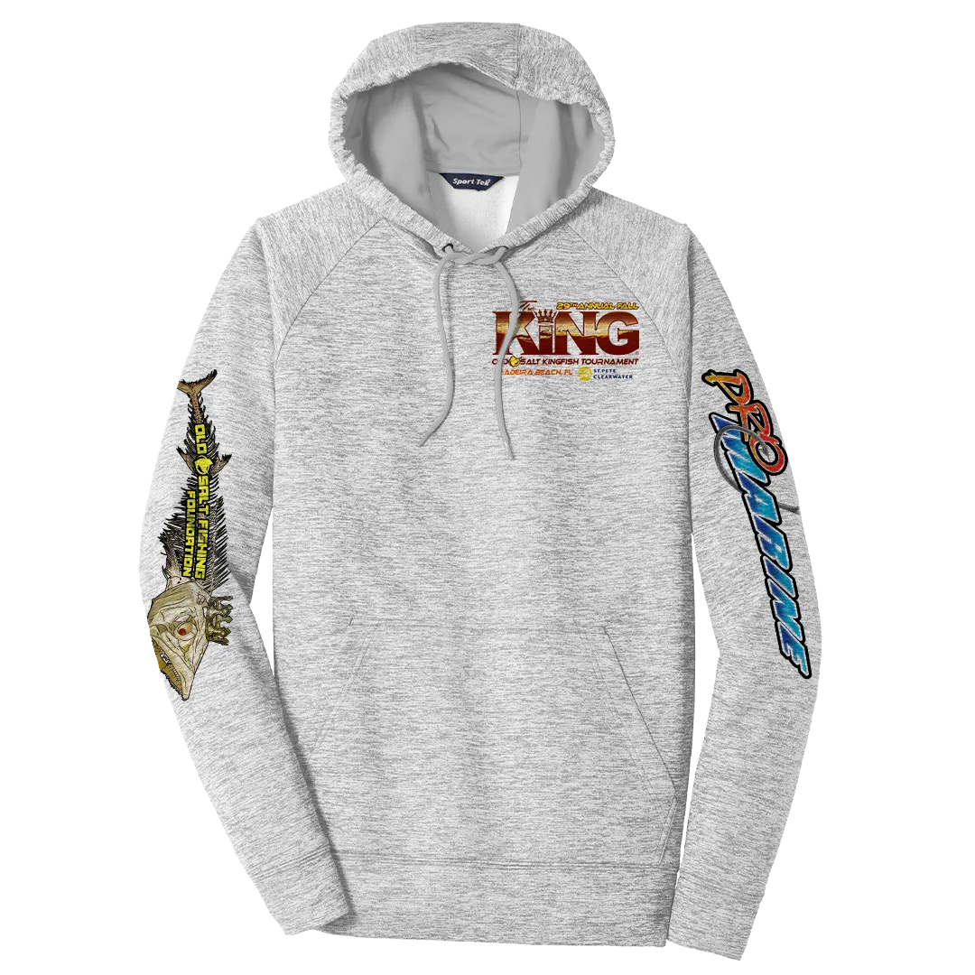 The KING - Fall 2022 - Long Sleeve - Fleece Tournament Hoodie - Electric Grey