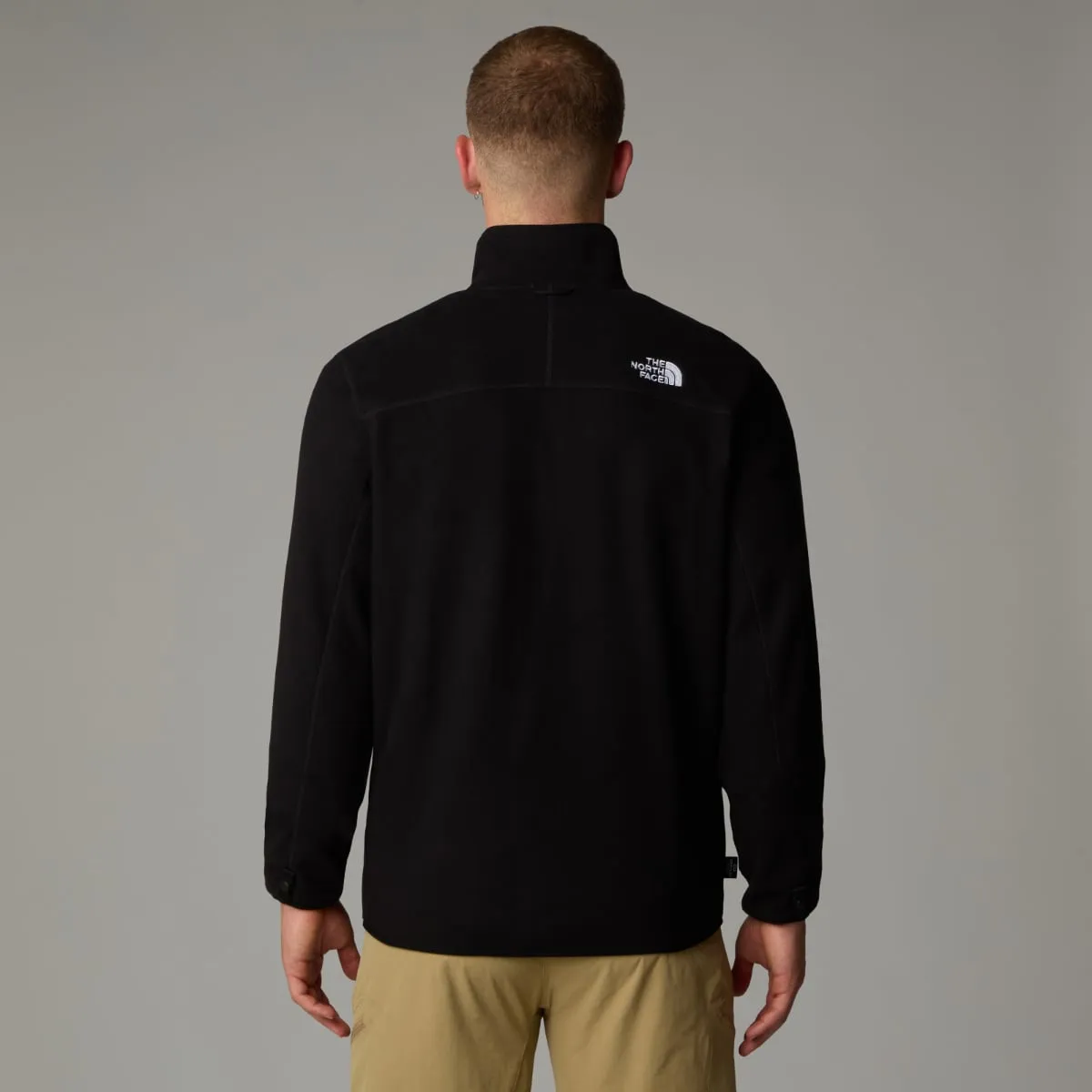 The North Face 100 Glacier Full Zip Fleece Men's Jacket | TNF Black