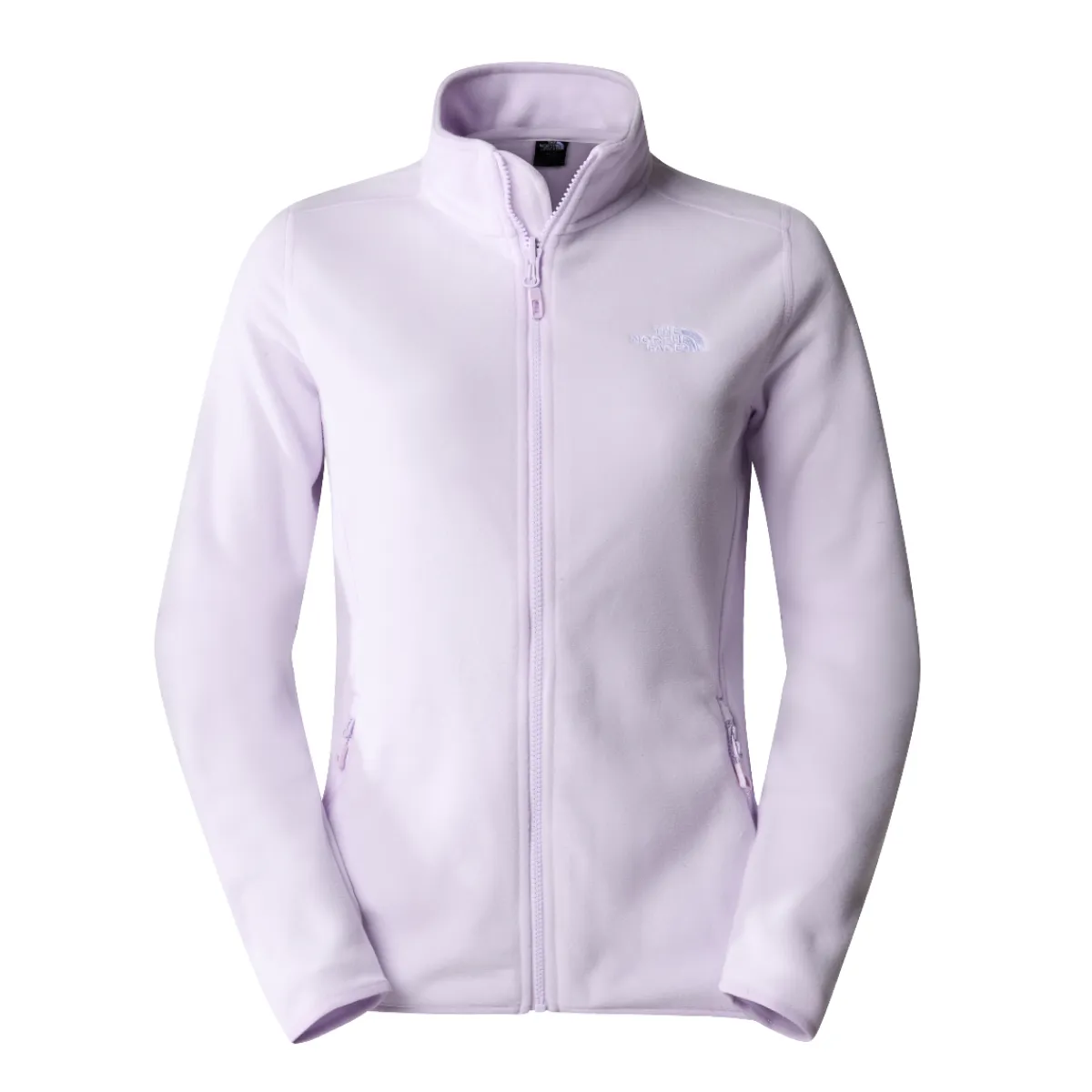 The North Face 100 Glacier Full Zip Fleece Women's Jacket | Icy Lilac