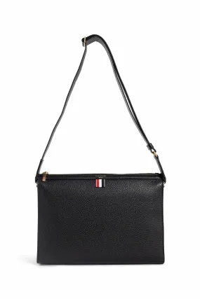 thom browne leather document shoulder bag