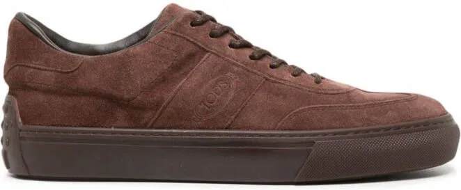 Tod's suede low-top sneakers Brown