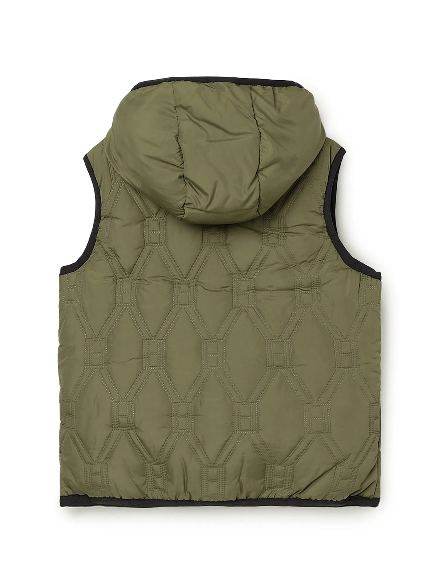 Tommy Hilfiger Kids Boys Quilted Padded Hooded Vest Jacket