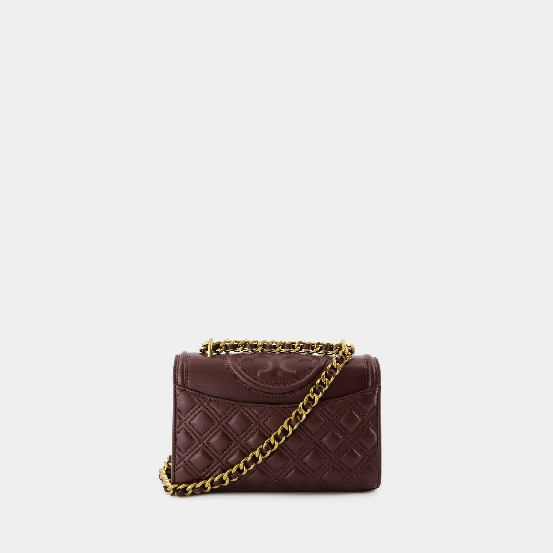 Tory Burch  Fleming Small Shoulder Bag - Tory Burch - Leather - Brown