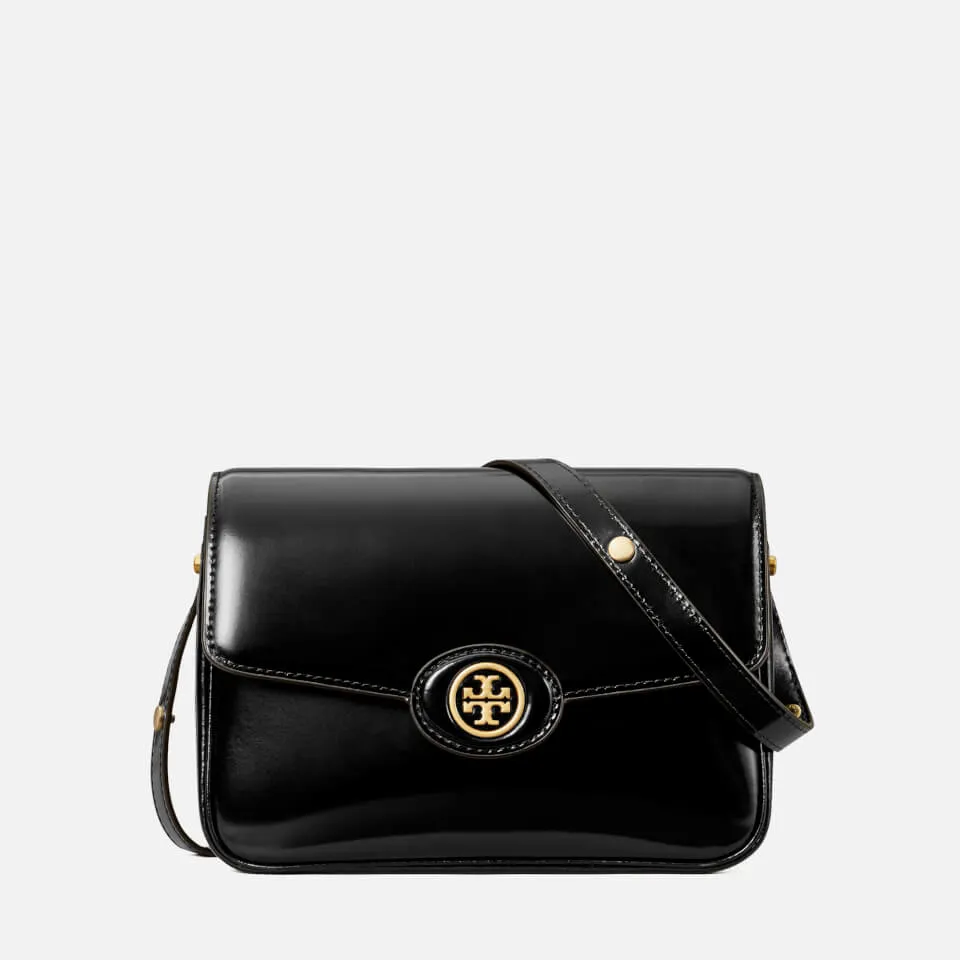 Tory Burch Robinson Spazzolato Convertible Leather Shoulder Bag | Coggles