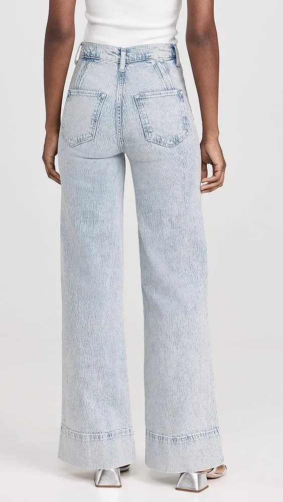 Triarchy   Ms. Onassis V-High Rise Wide Leg Jeans 