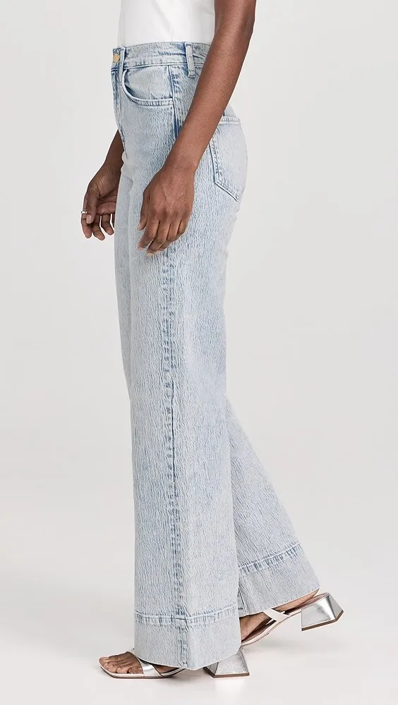 Triarchy   Ms. Onassis V-High Rise Wide Leg Jeans 