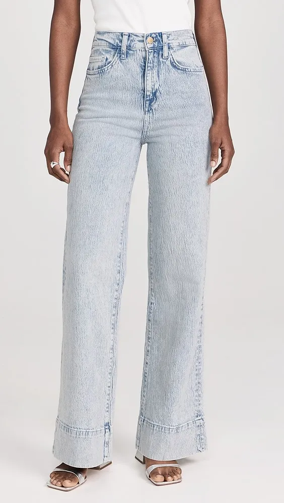 Triarchy   Ms. Onassis V-High Rise Wide Leg Jeans 