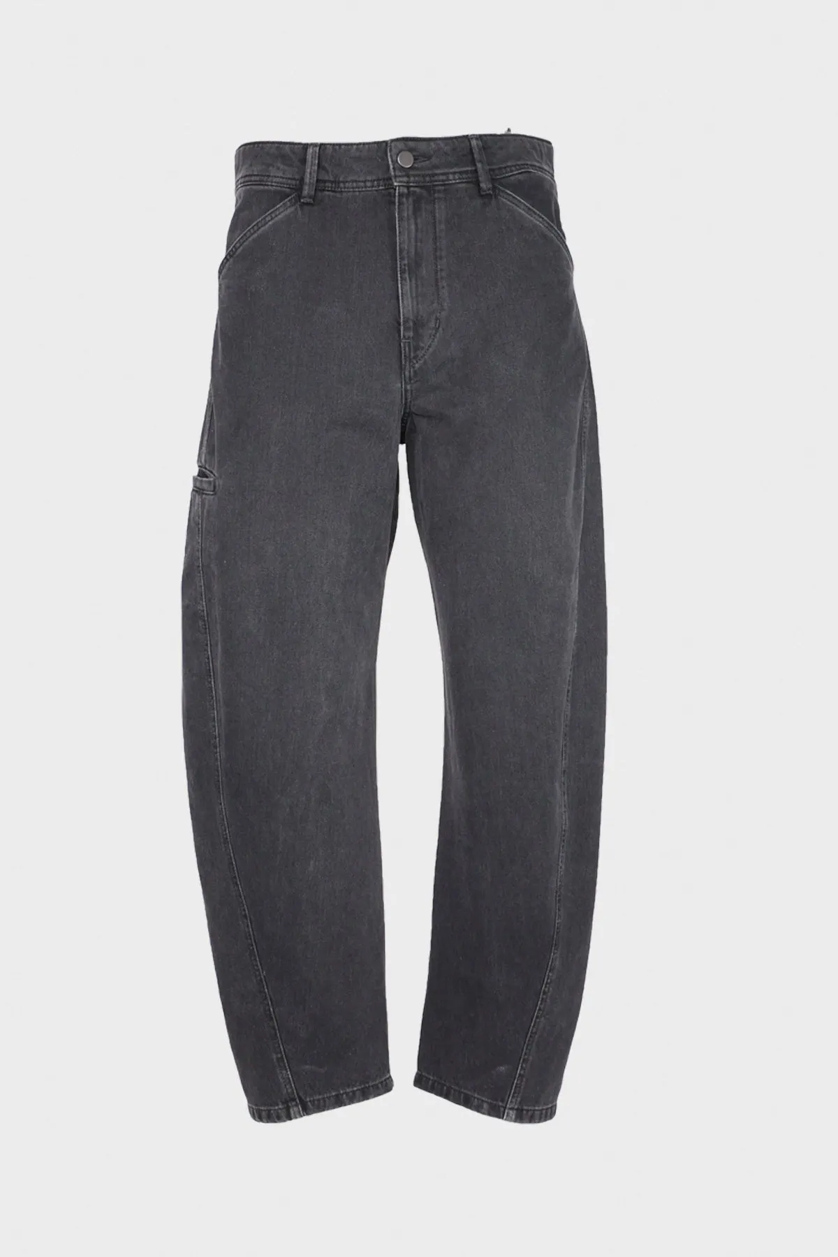 Twisted Workwear Pants - Denim Soft Bleached Black