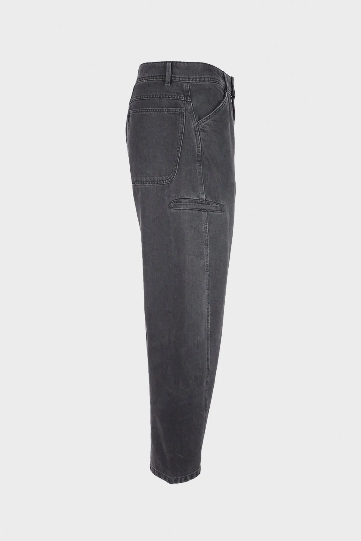 Twisted Workwear Pants - Denim Soft Bleached Black