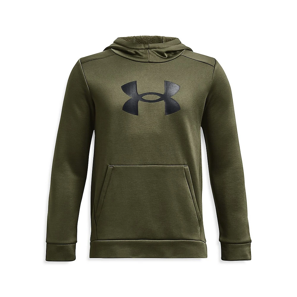 Under Armour Boy's UA Armour Fleece Big Logo Hoodie