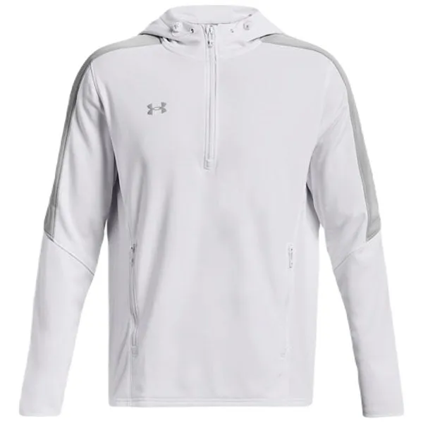 Under Armour Men's White/Mod Grey Storm Armour Fleece Hoodie