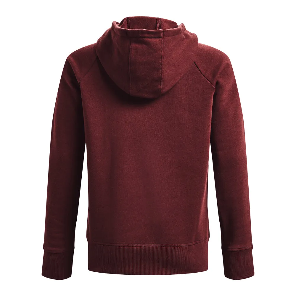 Under Armour Rival Fleece Logo Hoodie - Womens - Chestnut Red/White