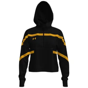 Under Armour Women's Black/Omega Orange Storm Armour Fleece Hoodie