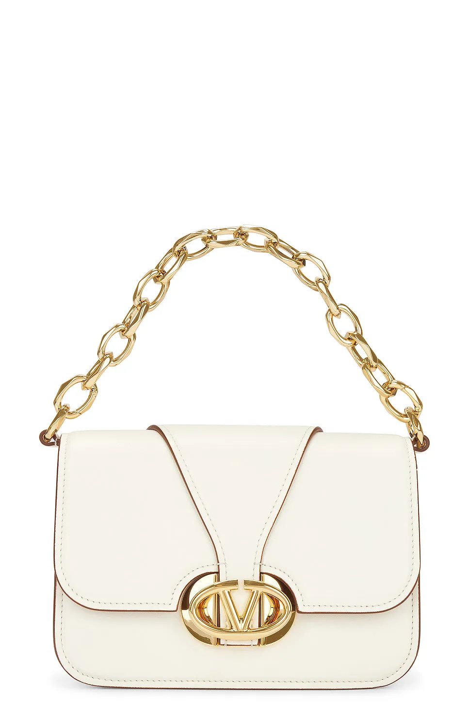 Valentino Garavani Small V Logo O'clock Shoulder Bag