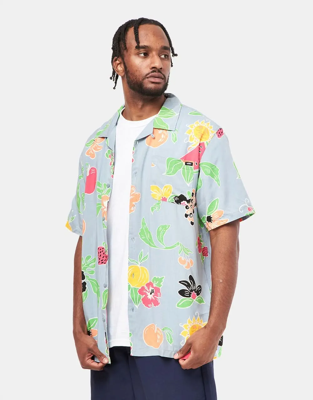 Vans Calmosa S/S Shirt - Dusty Blue