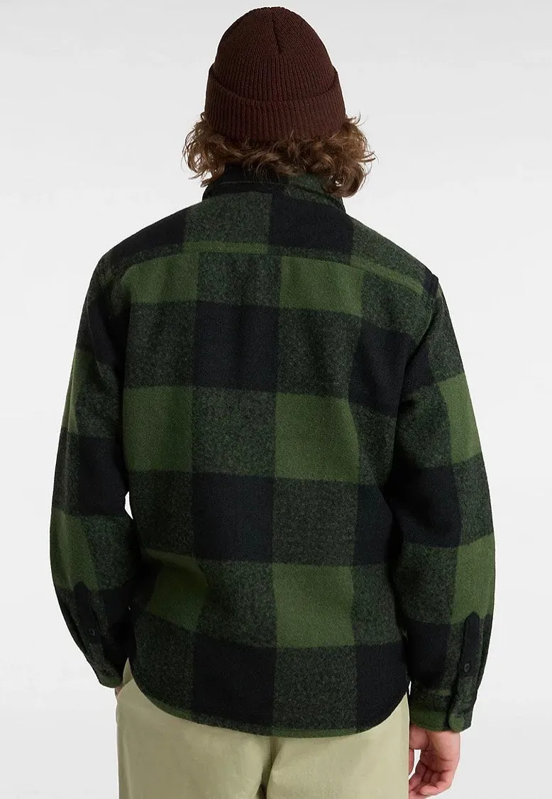 Vans - Denby Fuzzy Shacket Black/Loden Green - Jacket