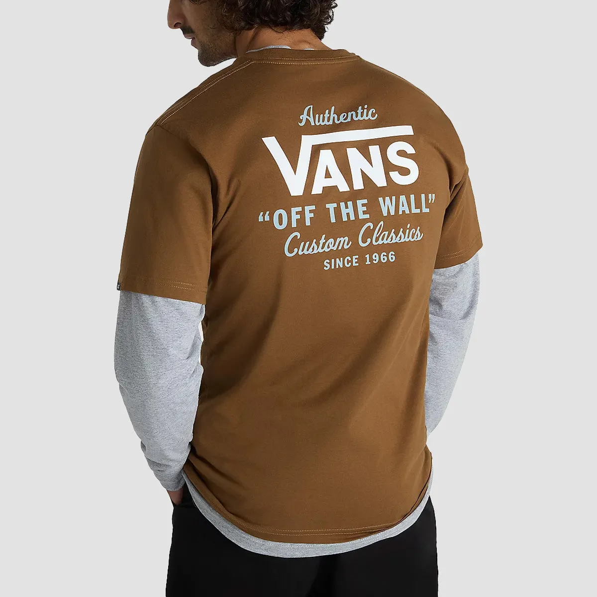 Vans Holder ST Classic T-Shirt Coffee Liquer/White