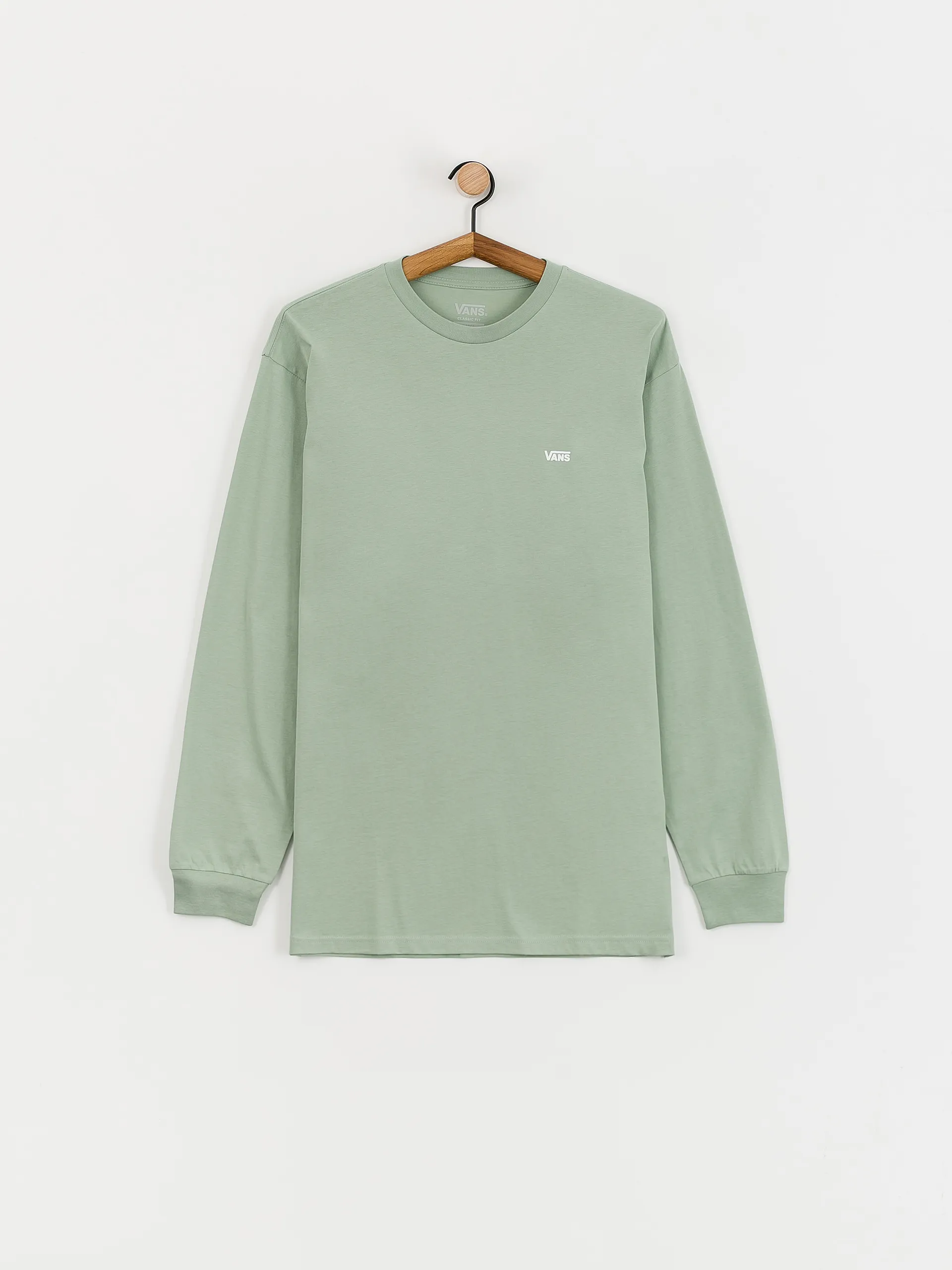 Vans Left Chest Hit Longsleeve (iceberg green/white)