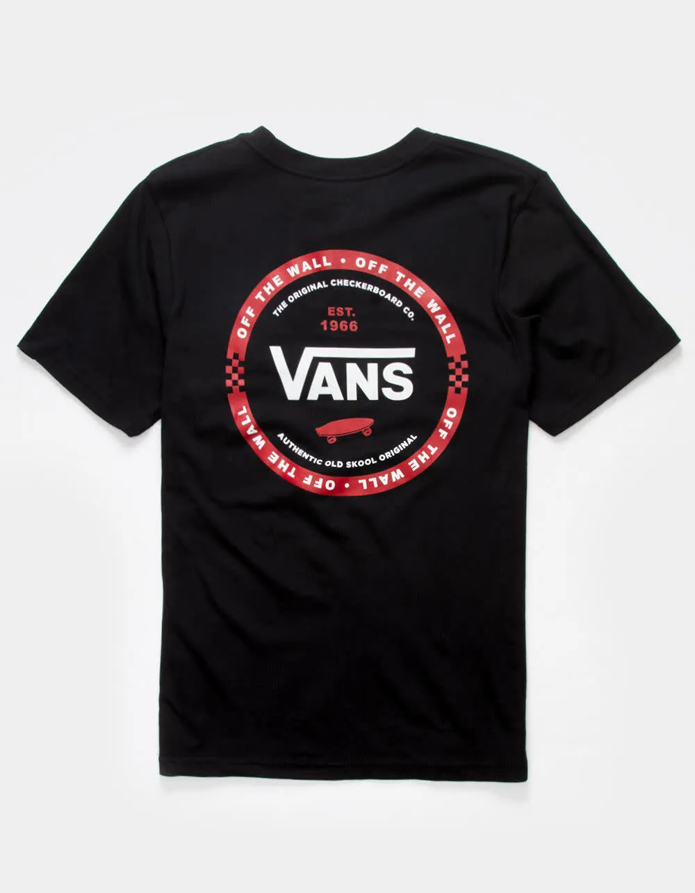 Vans Logo Check S/S T-Shirt - Black