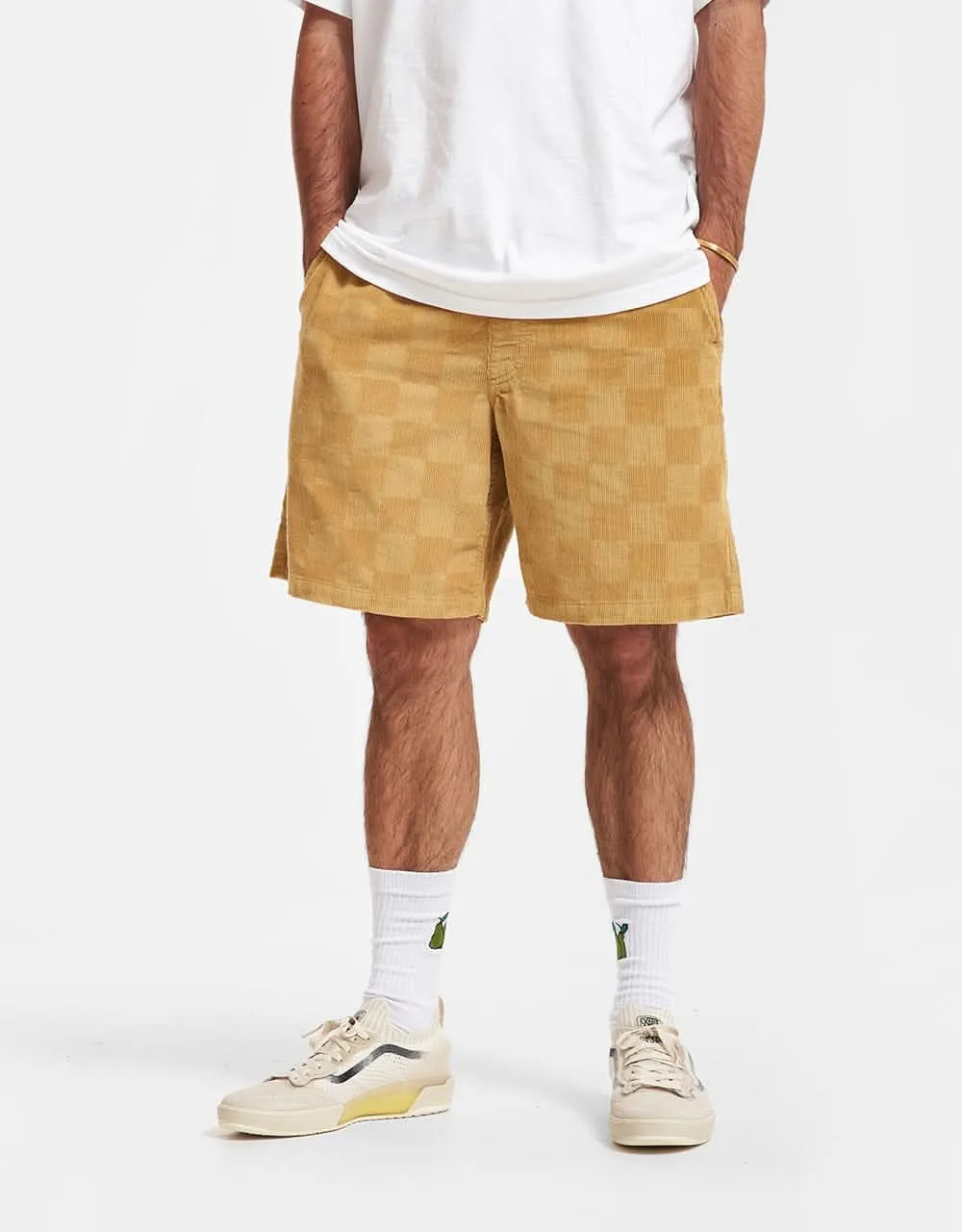 Vans Range Checkerboard Cord Loose Short - Antelope