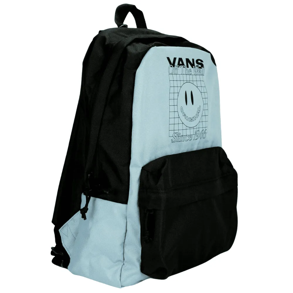 Vans Street Sport Realm Backpack in Blue and Black Logo