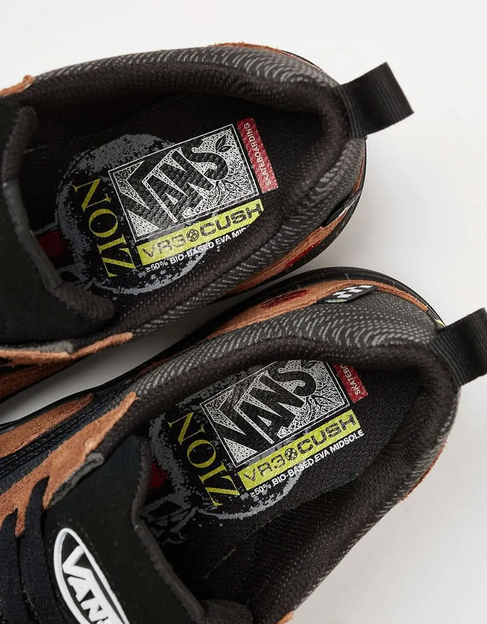 Vans Zahba Skate Shoes - (Zion Wright) Brown/Multi