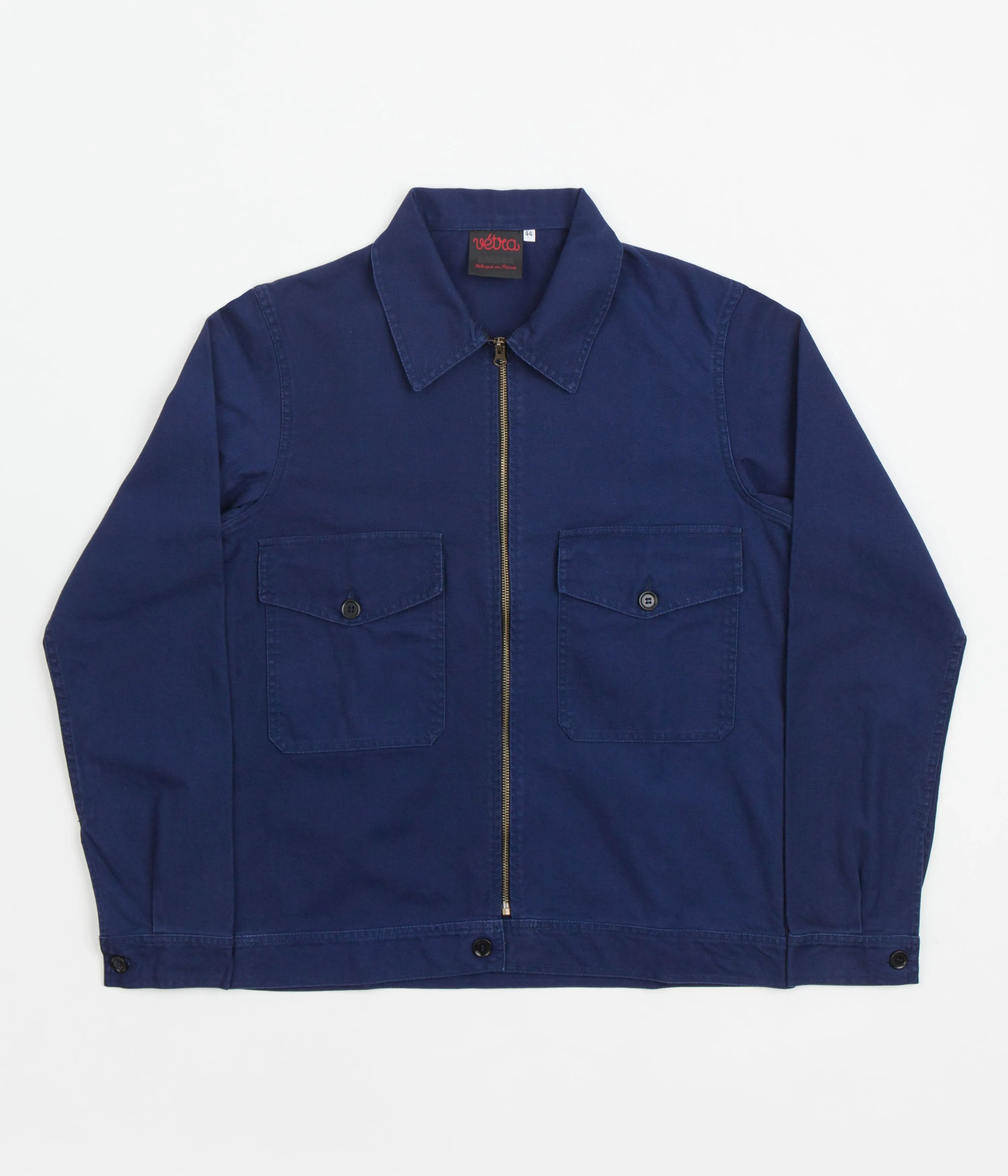 Vetra Zipped Workwear Jacket - Navy