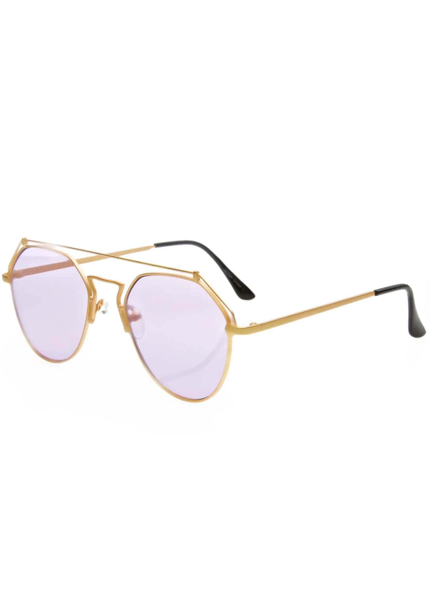 Violet Stephanie Matte Sunglasses-