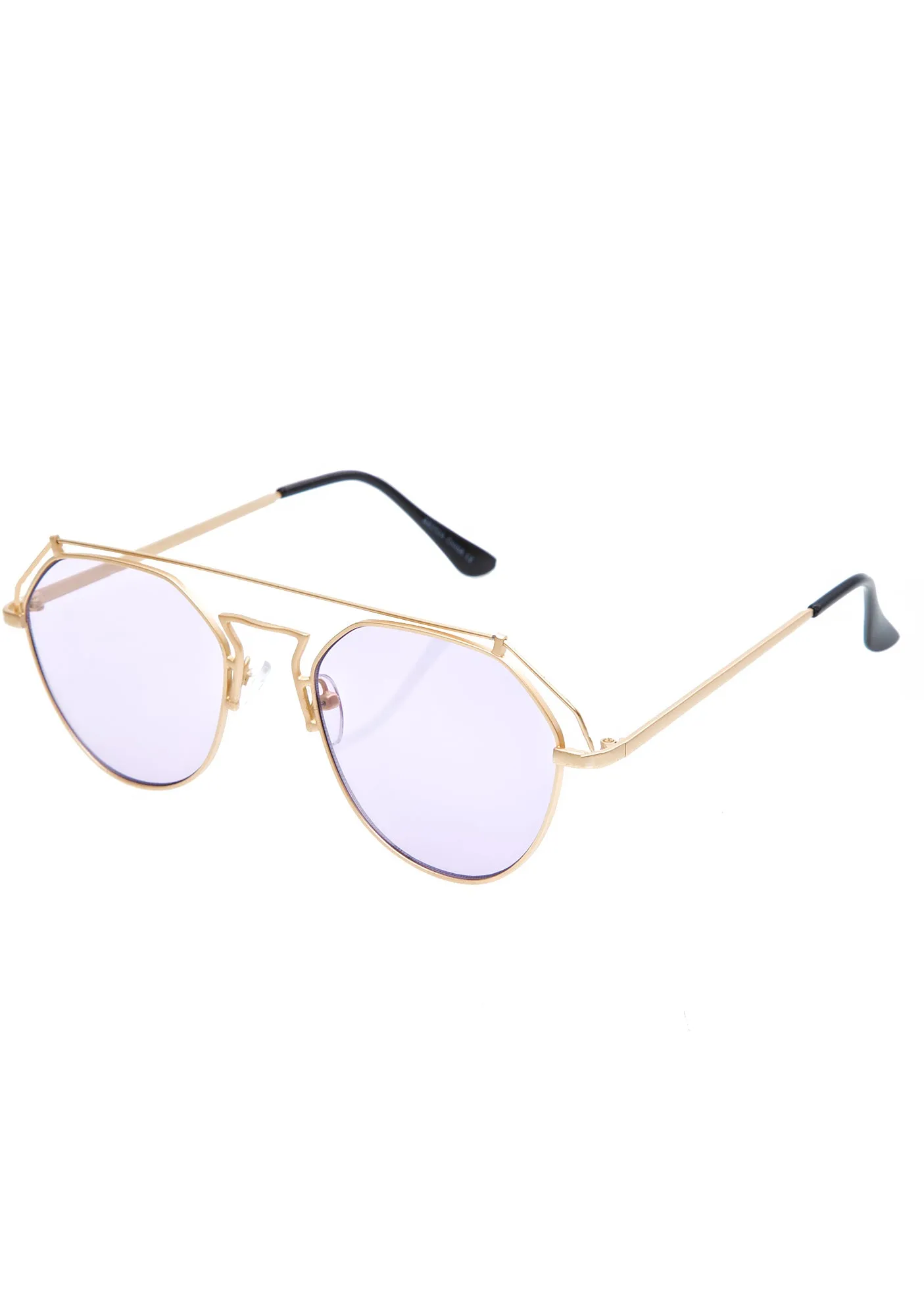 Violet Stephanie Matte Sunglasses-