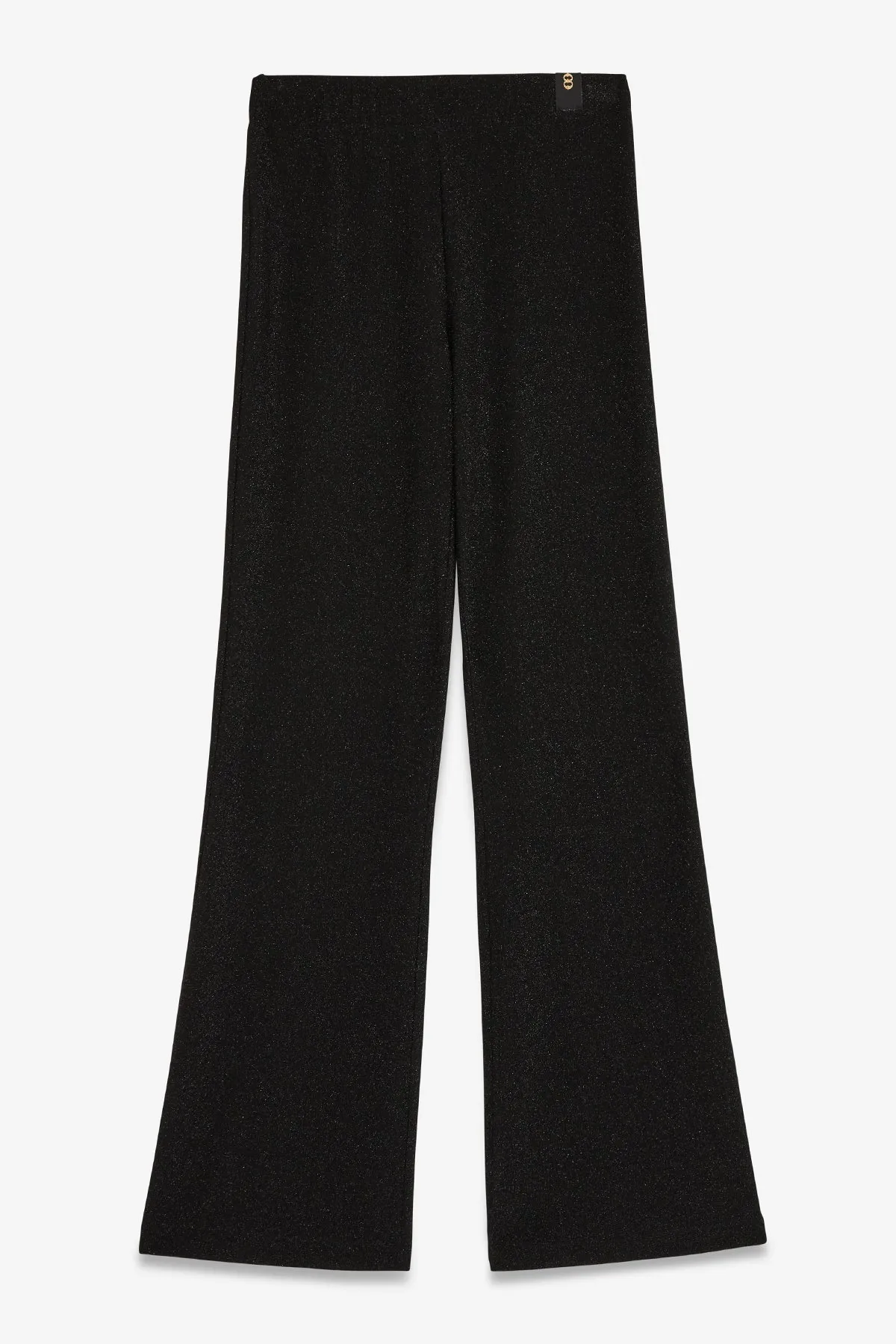 Viscose trousers with lurex