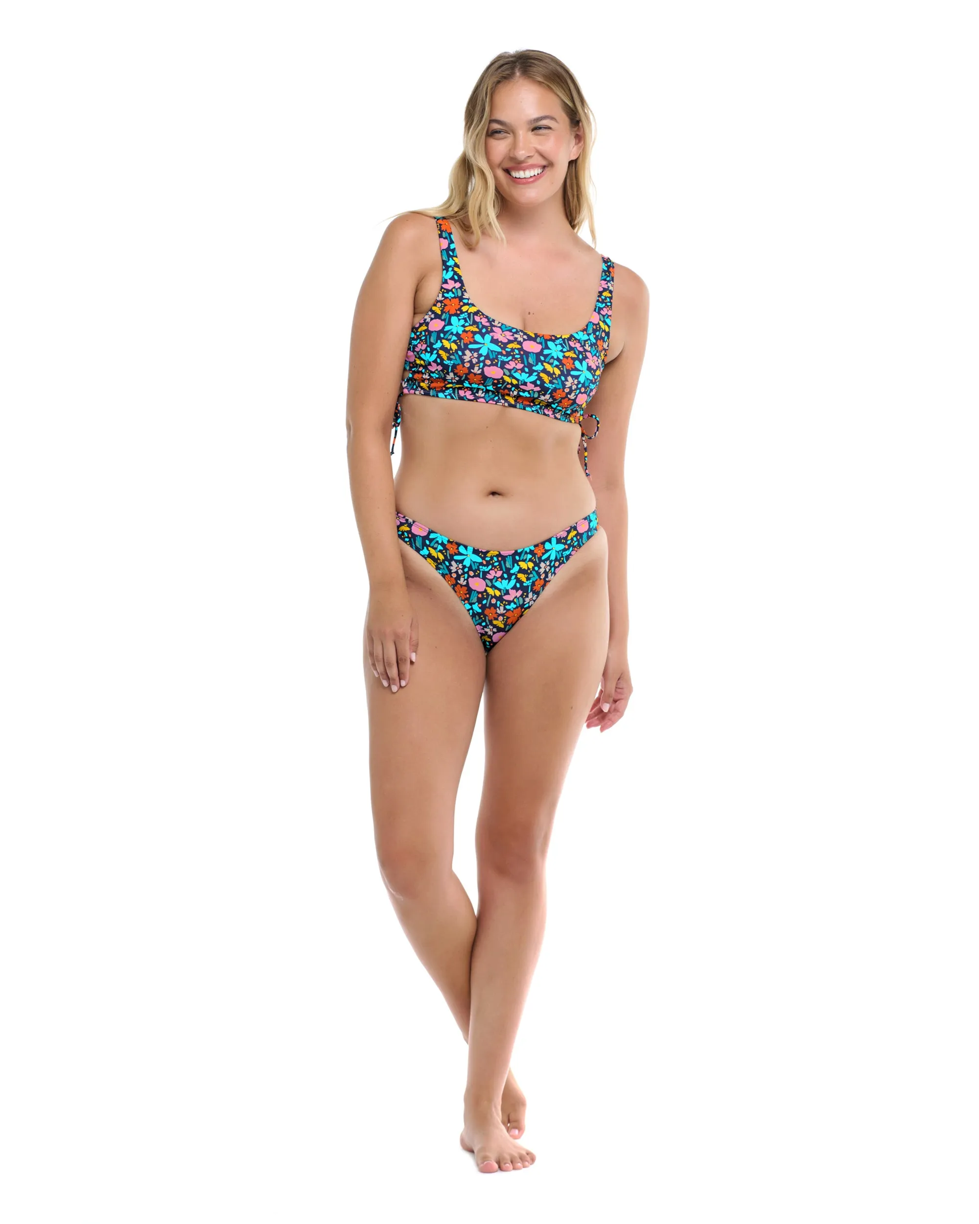 Vivid Field Maxim Bikini Top - Indigo