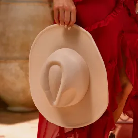 Western Cowboy Hat In Nude Felt