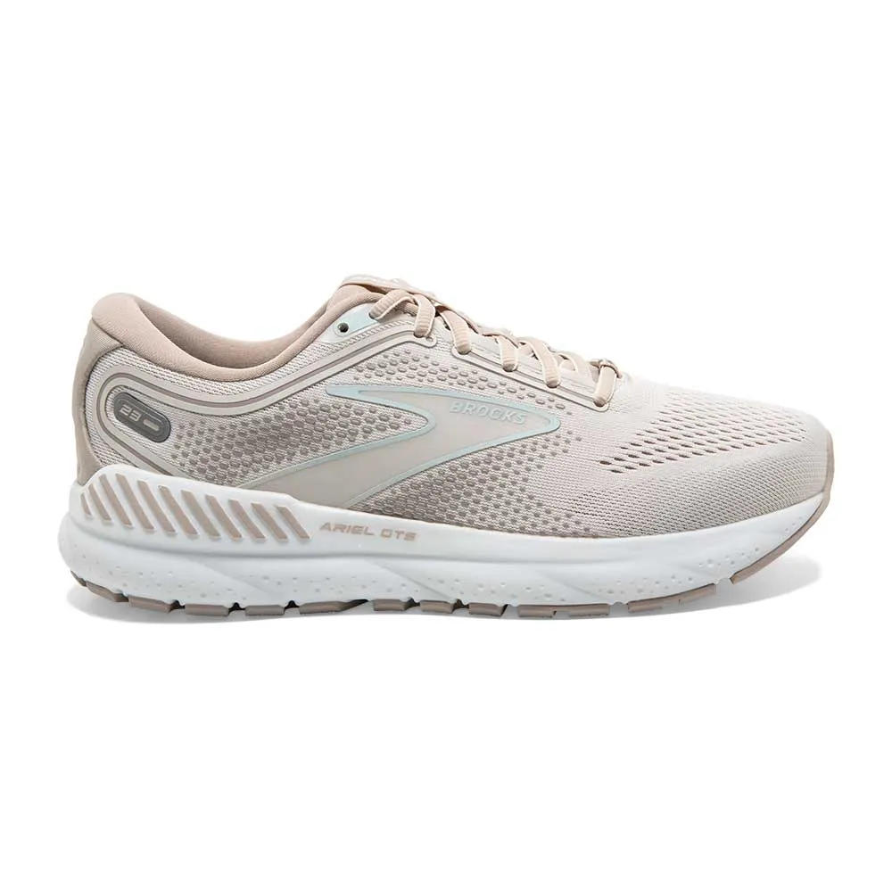 Women's Ariel GTS 23 Running Shoe - Chateau Grey/White Sand - Wide (D)