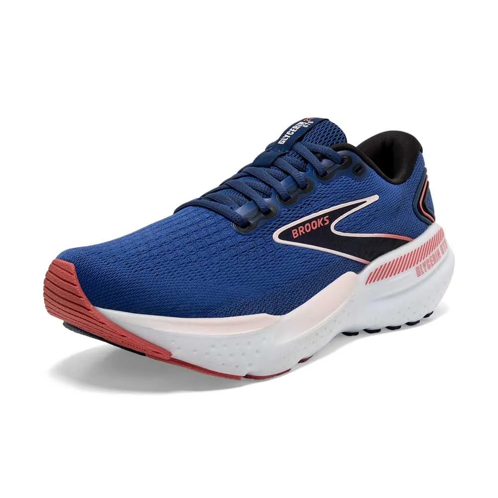 Women's Glycerin GTS 21 Running Shoe - Blue/Icy Pink/Rose - Wide (D)