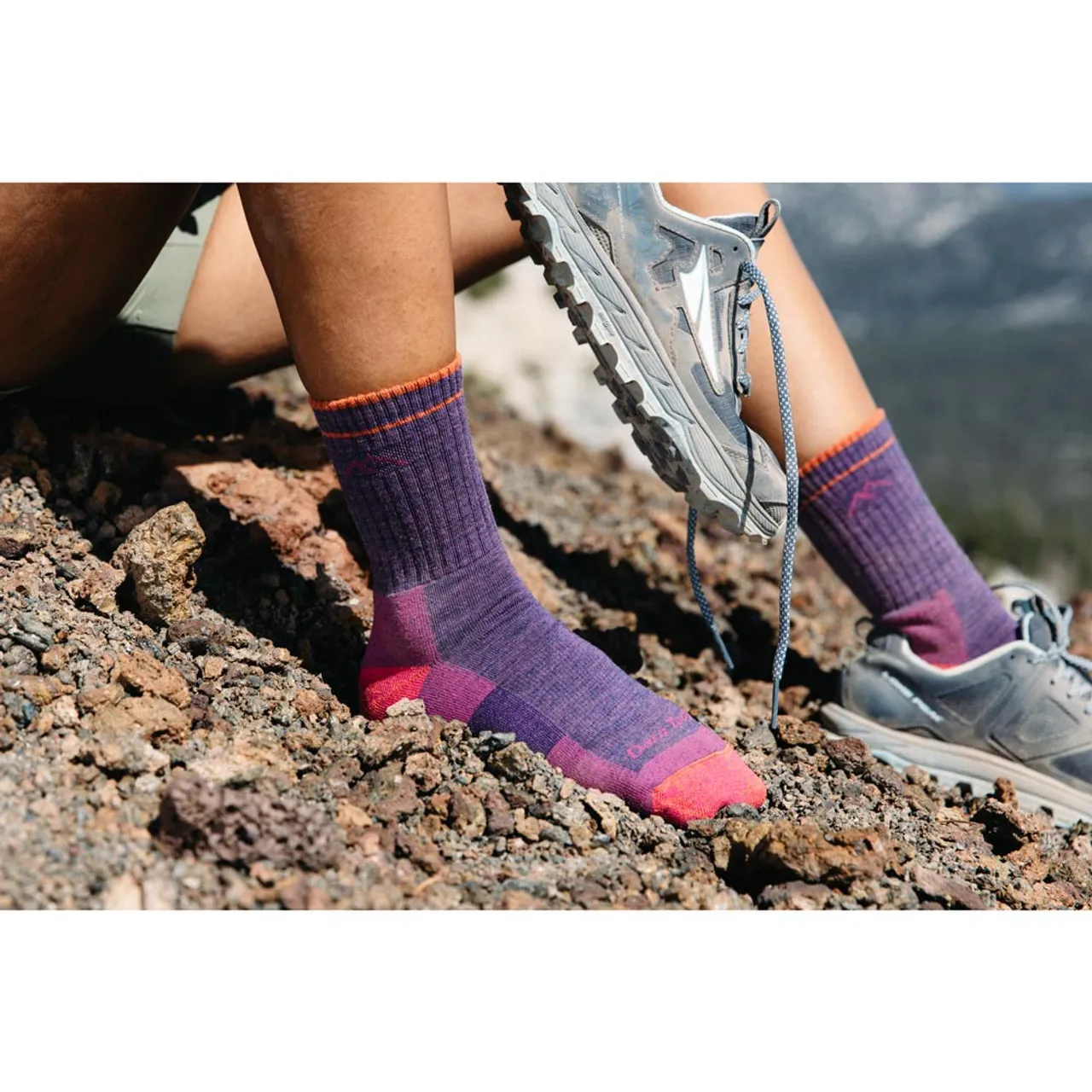 Womens Hiker Boot Midweight Socks with Cushion