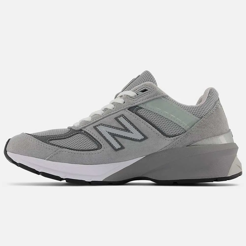 Women's MADE in USA 990v5 Core Running Shoe- Grey/Castlerock- Wide (D)