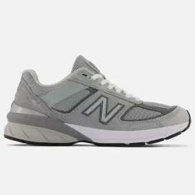 Women's MADE in USA 990v5 Core Running Shoe- Grey/Castlerock- Wide (D)