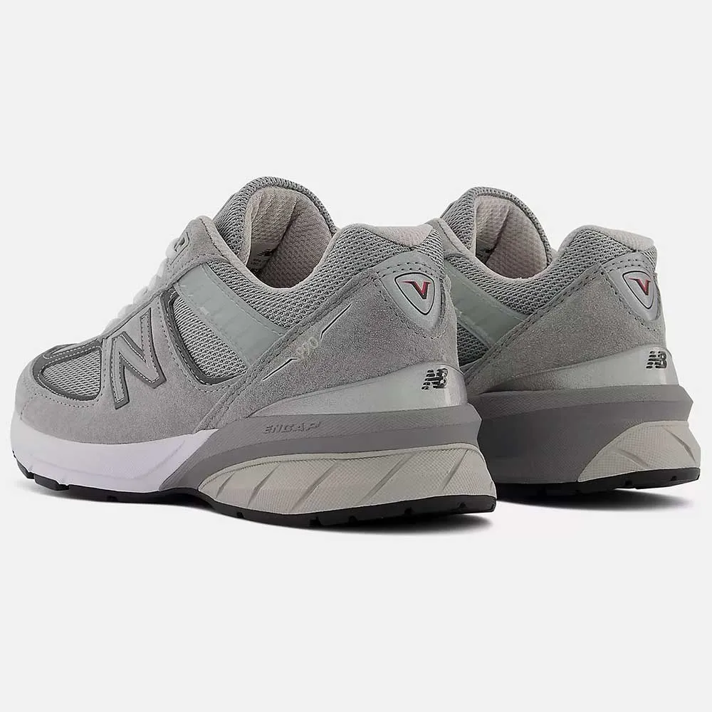 Women's MADE in USA 990v5 Core Running Shoe- Grey/Castlerock- Wide (D)