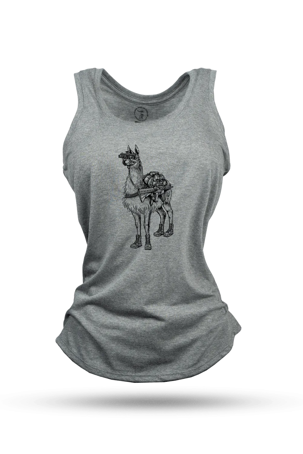 Women's Racerback Tank - Freedom Llama