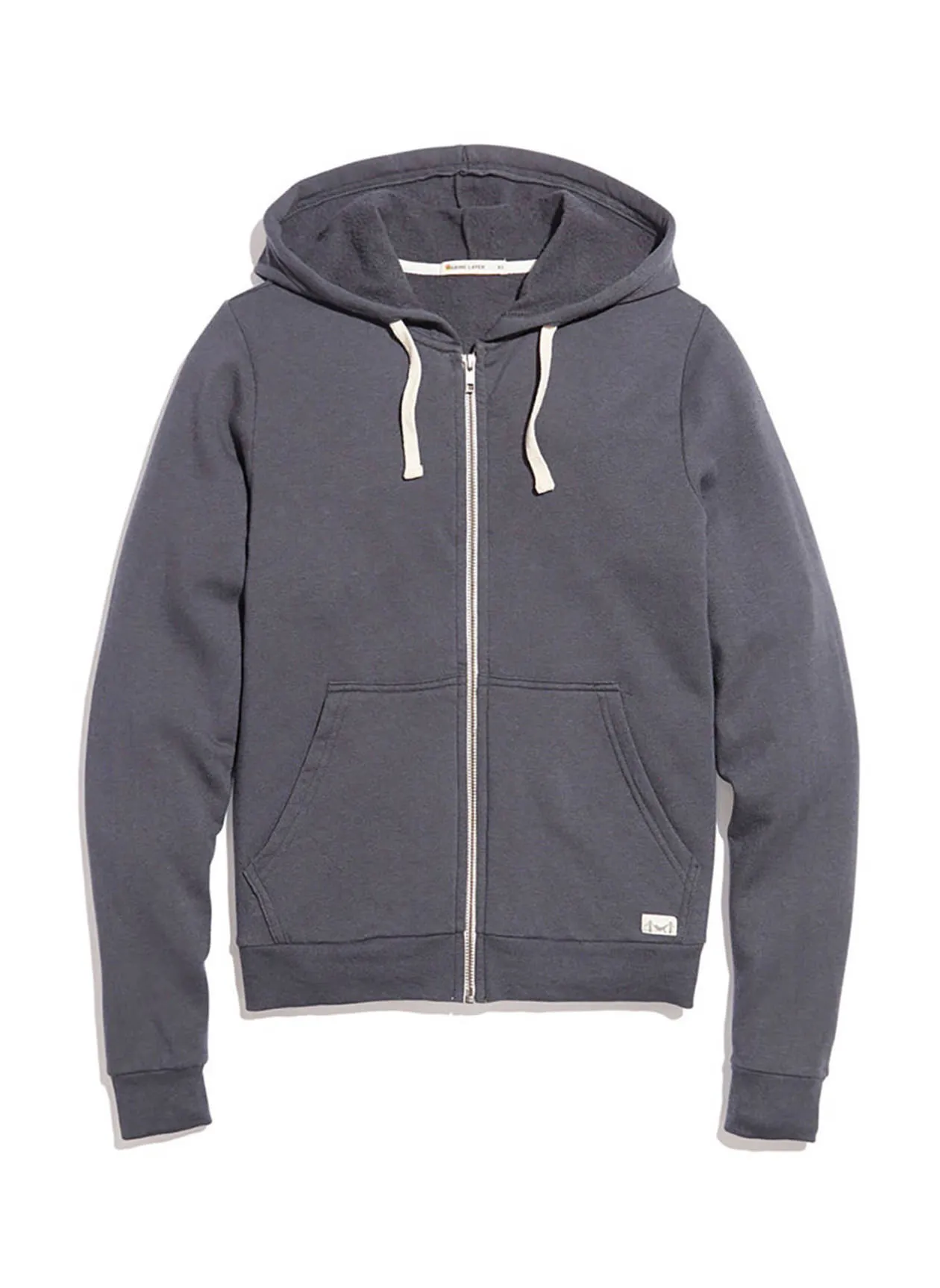 Women's Marine Layer Asphalt Grey Afternoon Zip Hoodie WLHZR